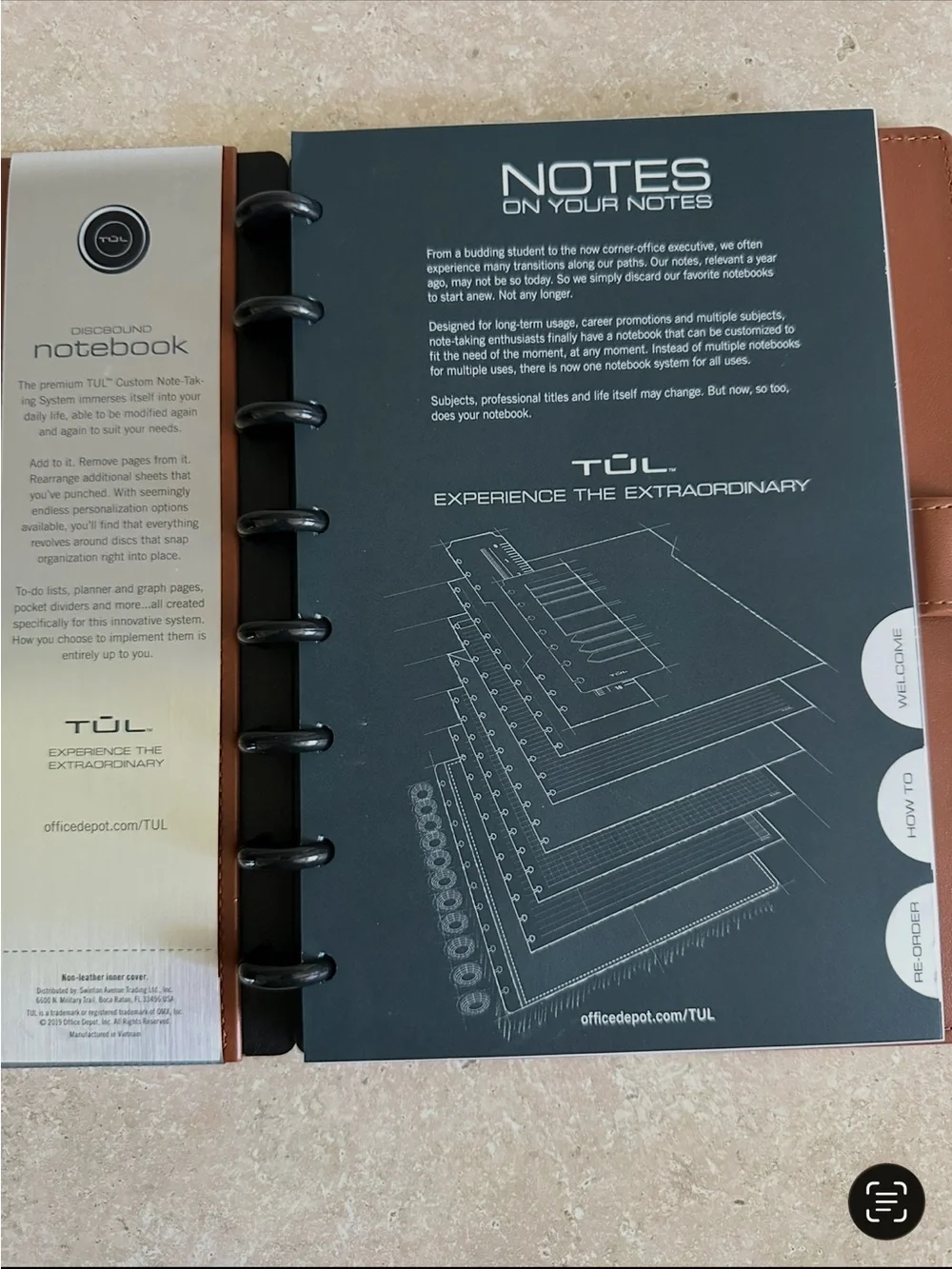 TUL Customer Note-Taking Notebook